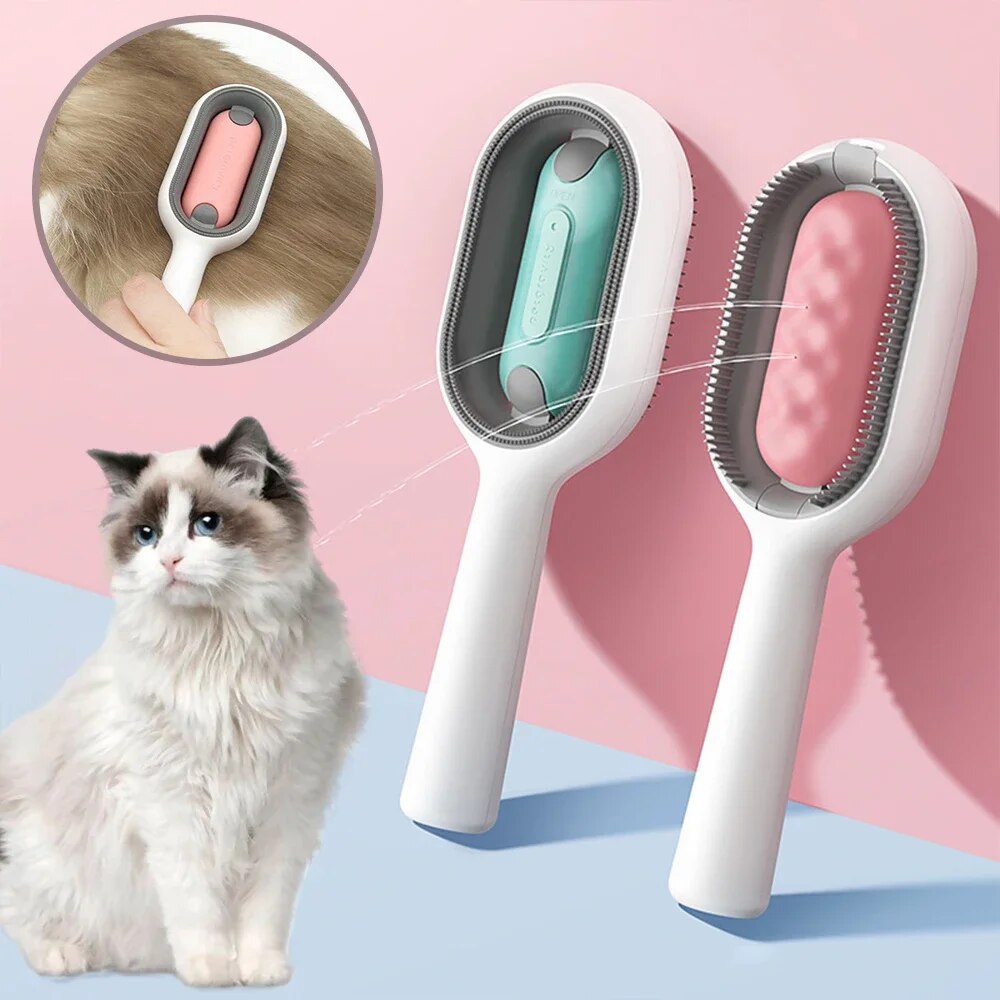 Four-in-One Pet Grooming Brush