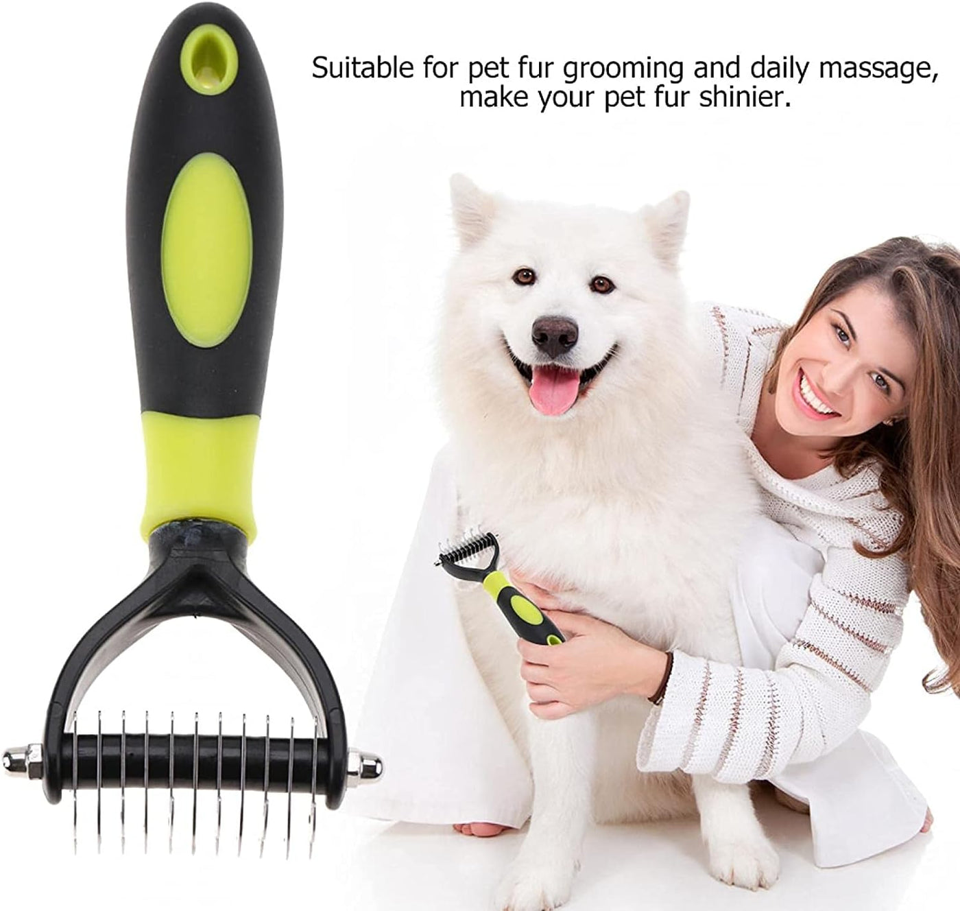 3-In-1 Pet Hair Grooming Brush