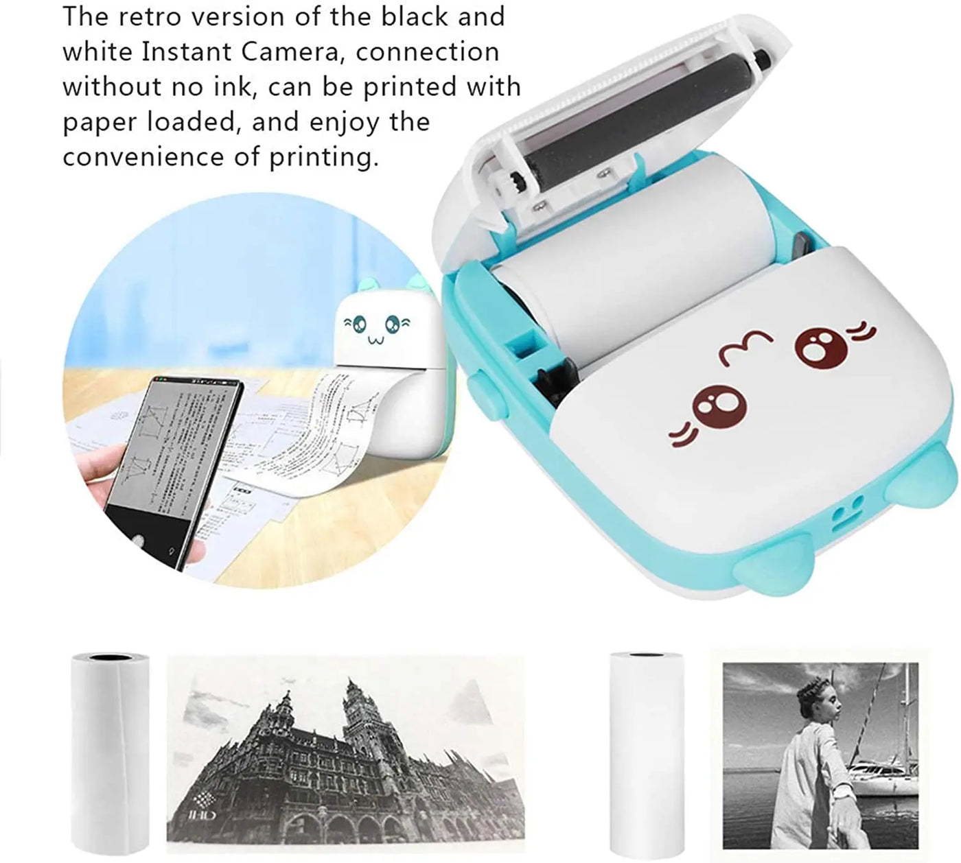 Portable Mini Cat Thermal Printer