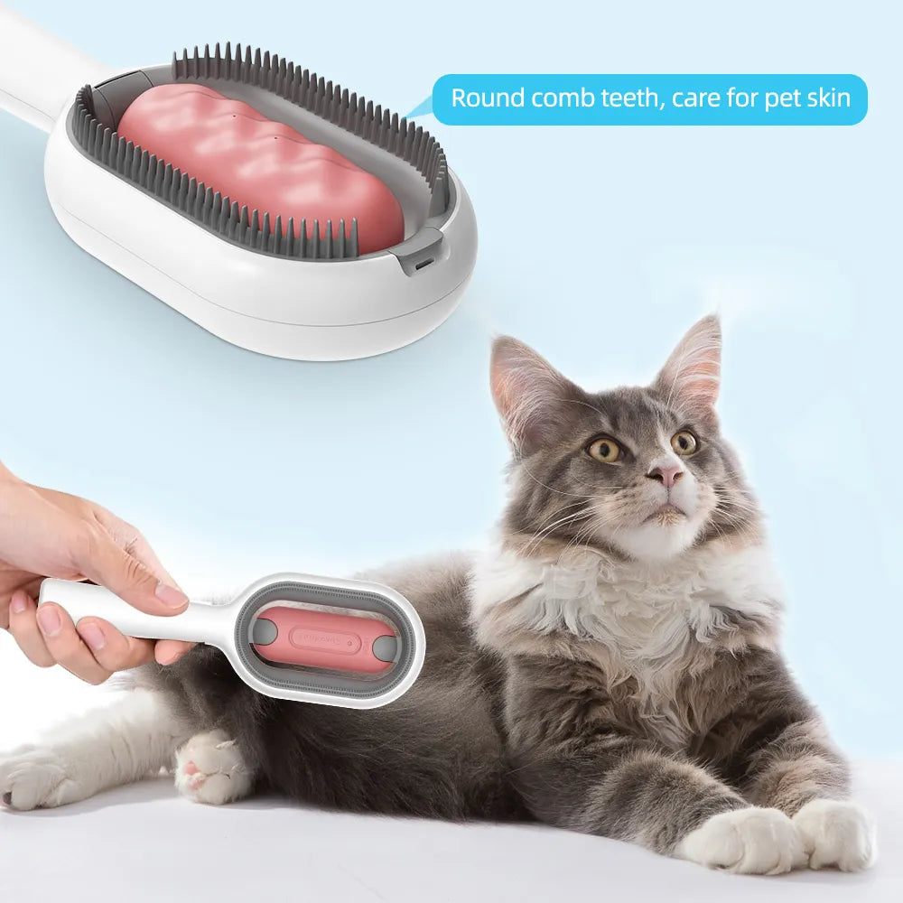 Four-in-One Pet Grooming Brush