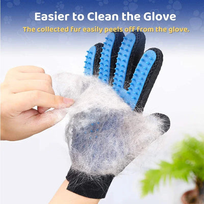 2-Sided Grooming Brush and De-Shedding Glove for Dogs - Ultimate Pet Hair Solution