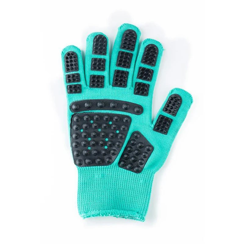 Cat & Dog Hair Brush Gloves – Convenient Grooming and Bathing Solution