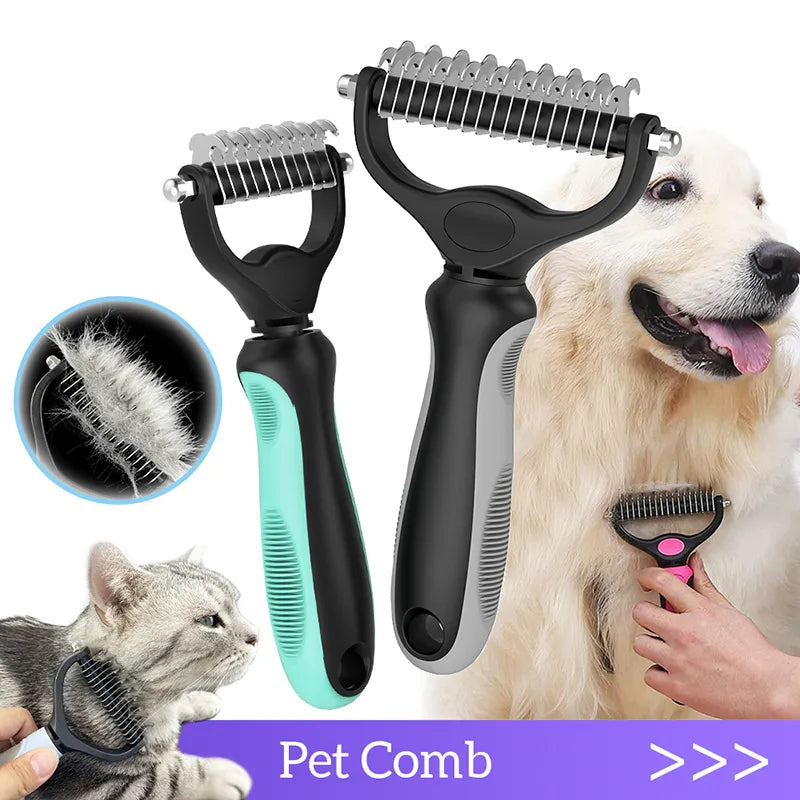 3-In-1 Pet Hair Grooming Brush