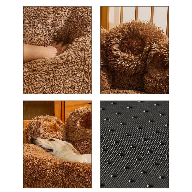 Cozy Plush Dog Bed – Washable Warm Bed for Dogs and Cats