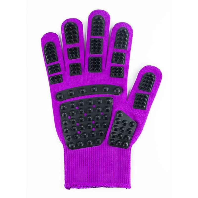 Cat & Dog Hair Brush Gloves – Convenient Grooming and Bathing Solution