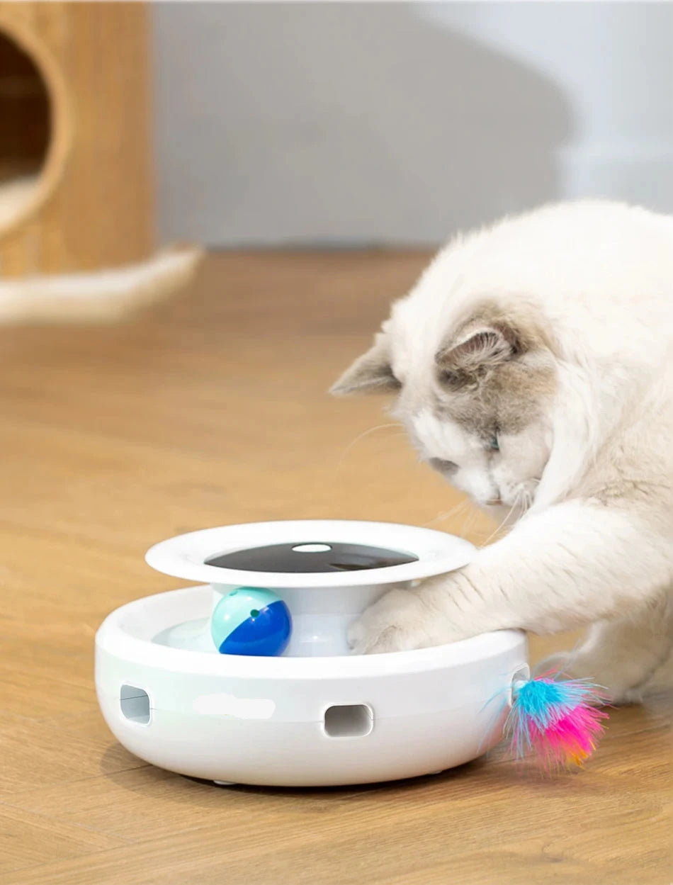 2-in-1 Smart Cat Toy – Endless Fun for Your Pet