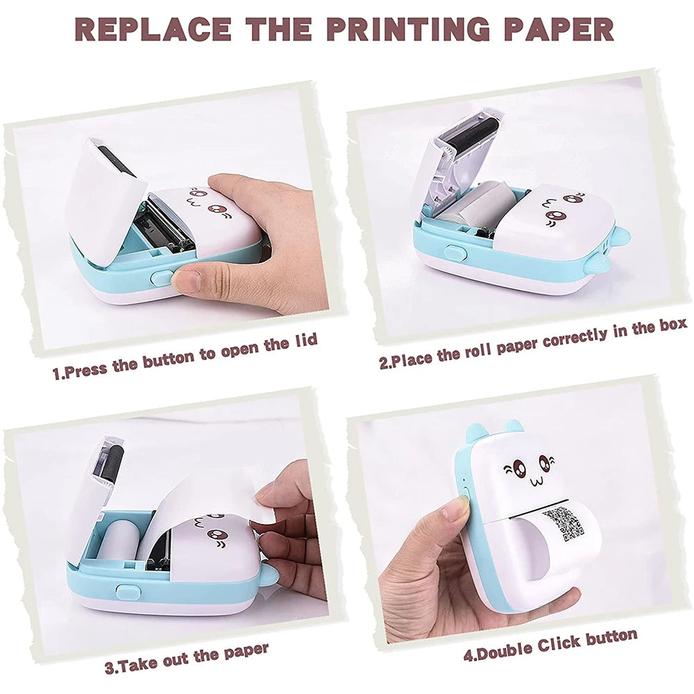 Portable Mini Cat Thermal Printer