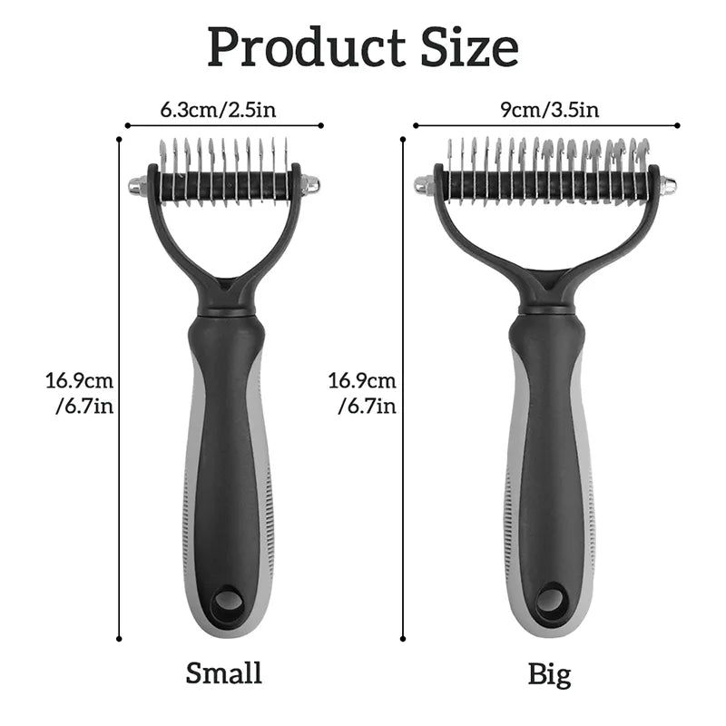 3-In-1 Pet Hair Grooming Brush