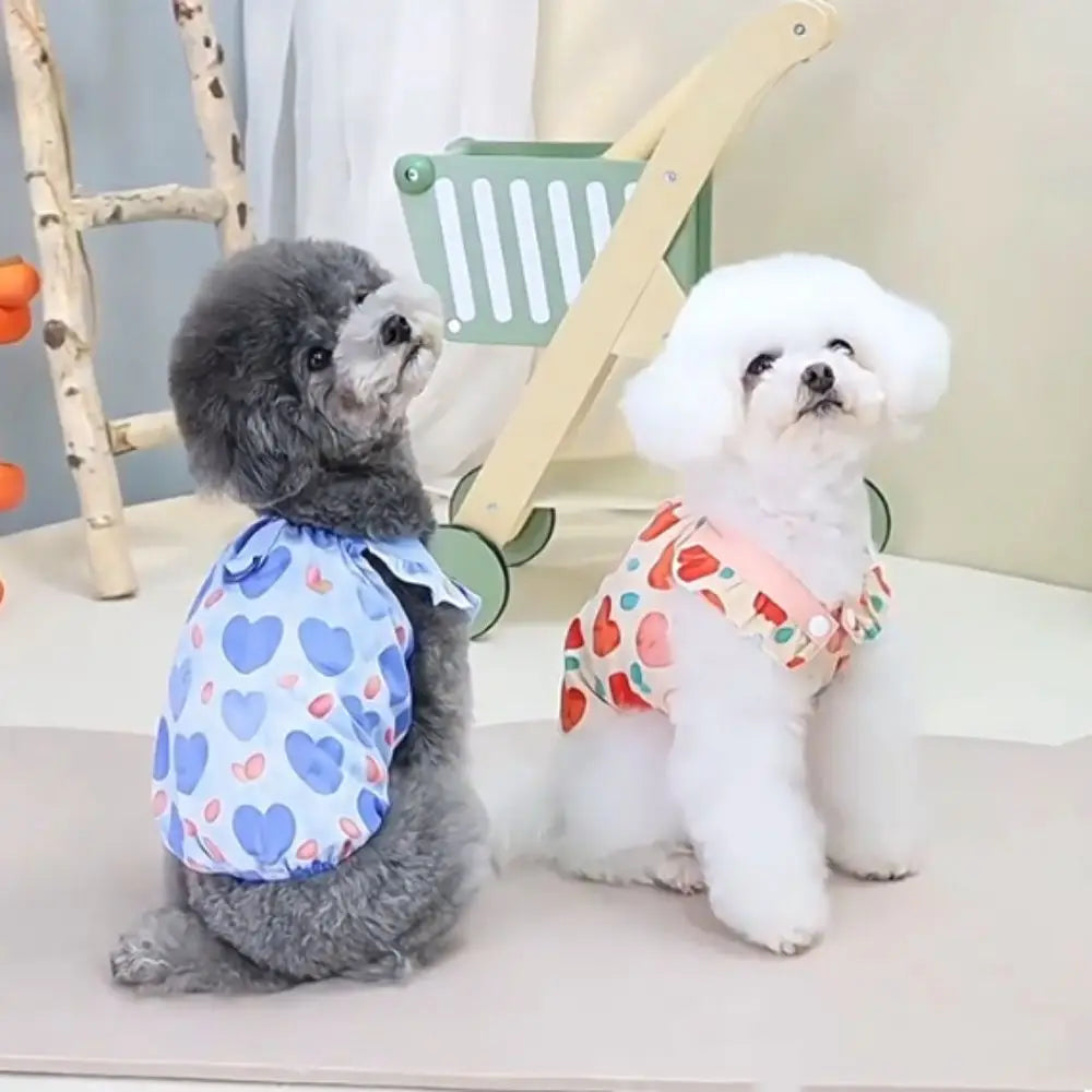 Pet Shirt with Snap-on Design – Comfortable Style for Your Furry Friend