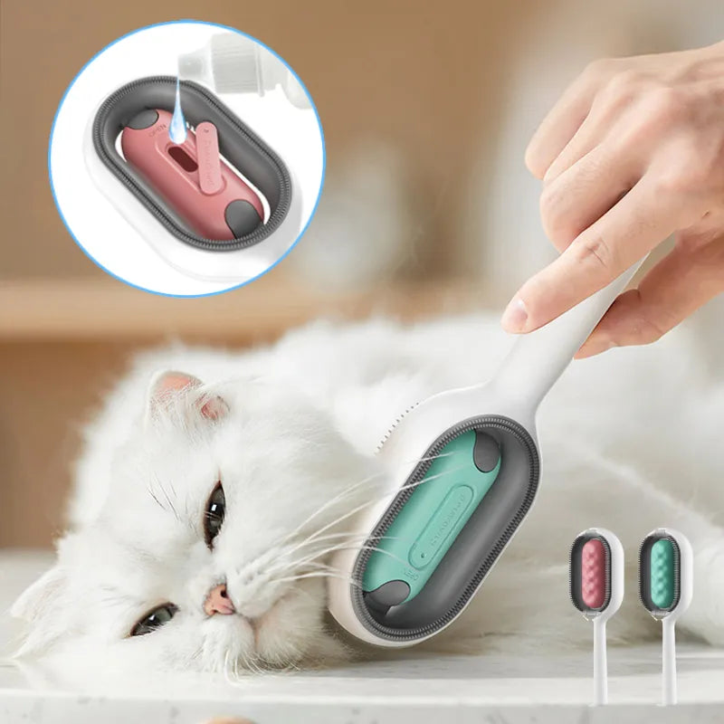 Four-in-One Pet Grooming Brush