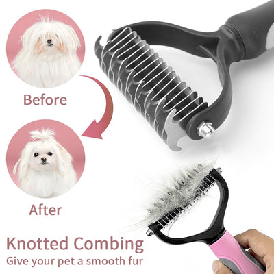 3-In-1 Pet Hair Grooming Brush