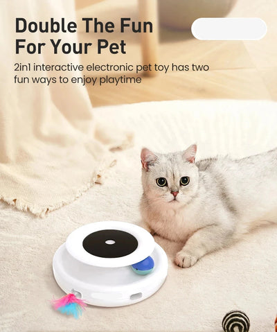 2-in-1 Smart Cat Toy – Endless Fun for Your Pet