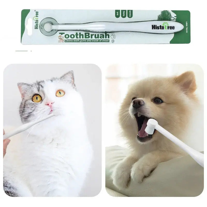 Dog & Cat Tooth Cleaning Brush – Freshen Breath and Improve Oral Health