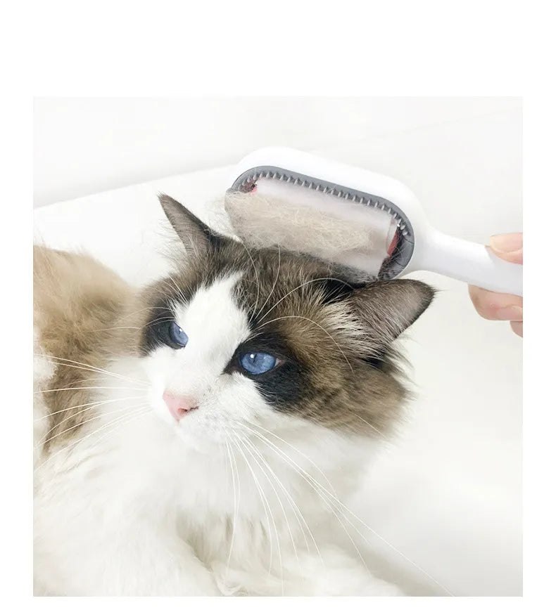 Four-in-One Pet Grooming Brush