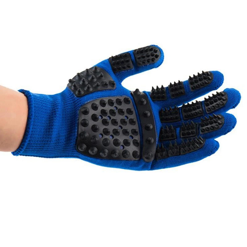 Cat & Dog Hair Brush Gloves – Convenient Grooming and Bathing Solution